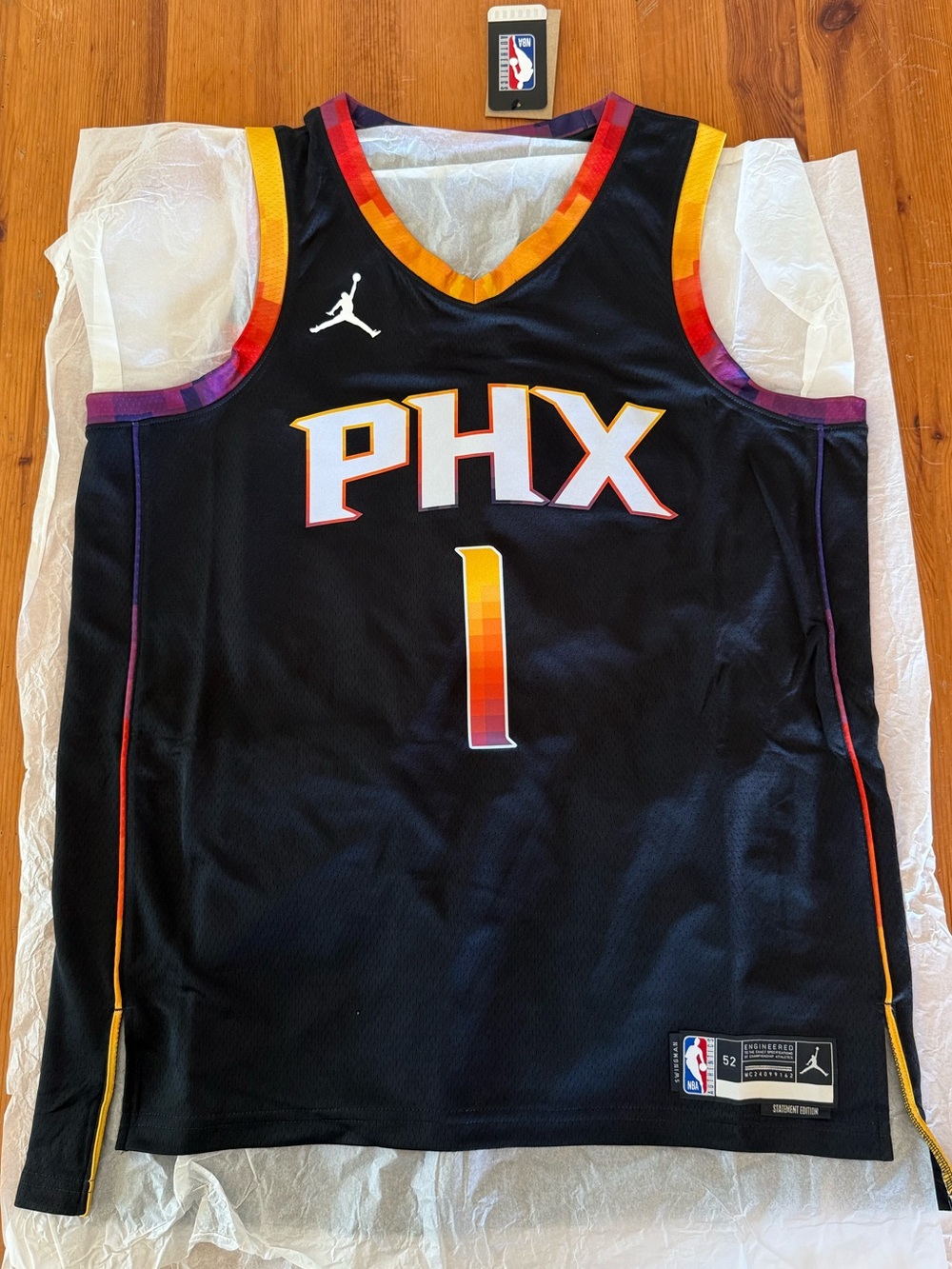 Phoenix Suns Devin Booker Jordan Swingman Statement Jersey XL Brand New